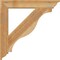 Ekena Millwork Funston Traditional Rough Sawn Bracket, Western Red Cedar, 4"W x 30"D x 30"H BKT04X30X30FST01RWR - alternate 3